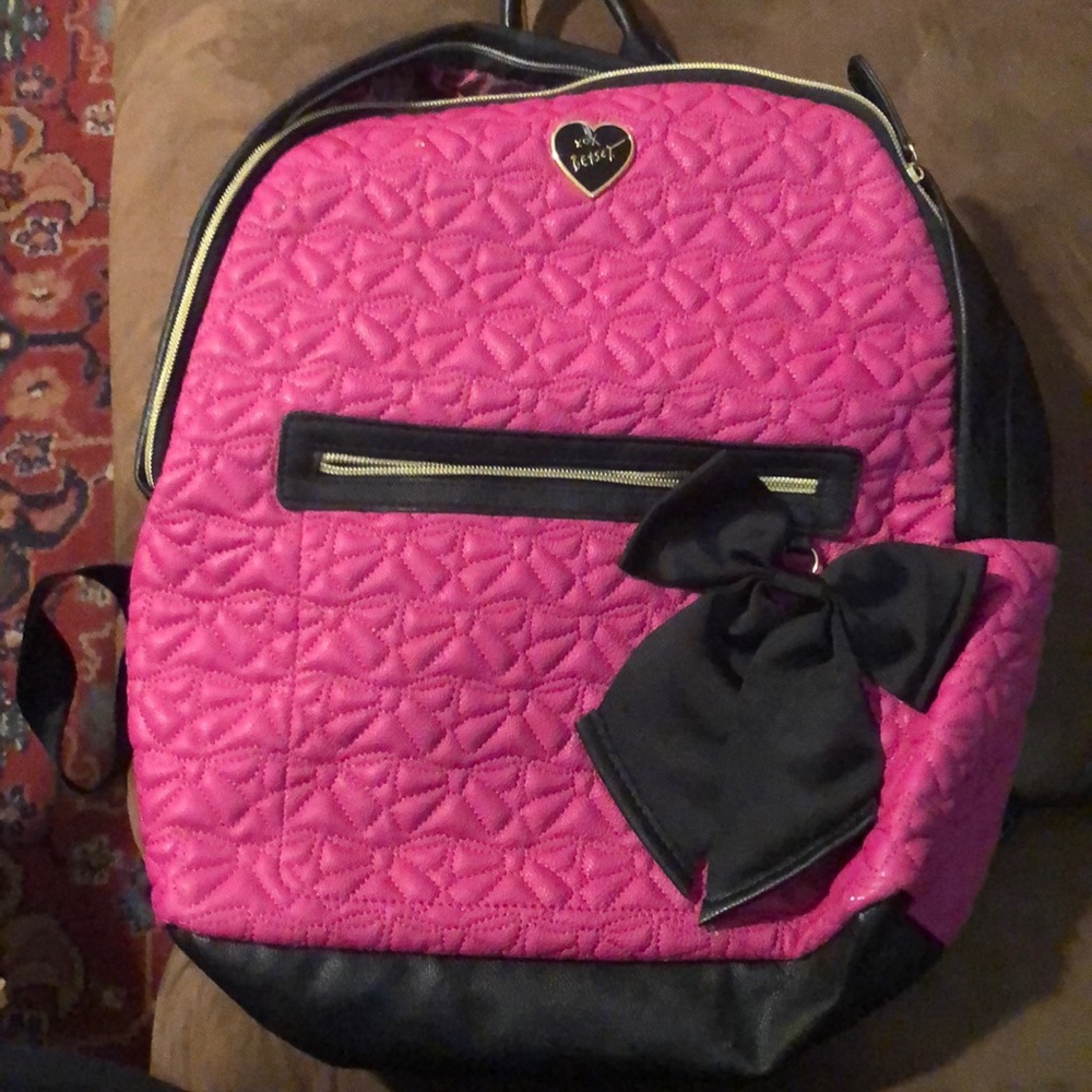 Betsey Johnson Quilted Backpack